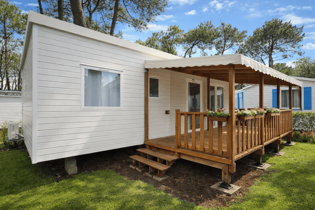 Verhuur van comfortstacaravans met 3 slaapkamers